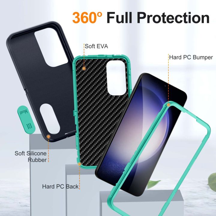 3%20In%201%20Full%20Cover%20Shockproof%20Phone%20Case%20With%20Stand%20For%20Samsung%20Galaxy%20S24%20Thick%20Hard%20Phone%20Casing%20Contrasting%20Colors%20Fashion%20Phone%20Cover%20Shell%20-%20Image%204