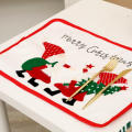 Christmas Table Decoration Christmas Scene Layout Velvet Santa Mat Christmas Table Mat Christmas Decorations Santa Claus Mat. 