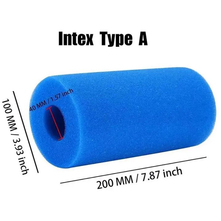 2PCS%20Foam%20Filter%20Sponge%20for%20Intex%20Type%20a%20Reusable%20Washable%20Swimming%20Pool%20Aquarium%20Filter%20Accessories%20-%20Blue%20-%20Image%203