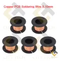 0.1mm Copper PCB Soldering Wire 0.10mm Circuit Board Trace Repair Very Small Thin Copper Wire PCB Link Jumper Copper Soldering Wire Maintenance Jump Line For Mobile Computer Welding Cables Repair Tools 0.1mm Copper PCB Soldering Wire 0.10mm Circuit Board. 