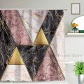 Black Gold Luxury Shower Bathroom Curtain Waterproof Fabric Modern Marble Bath Toilet Door Curtains Home Decor Cortinas De ducha. 