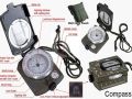 Aluminum Alloy Prismatic Compass with Pouch for Survival with Lensatic Waterproof Durable and Pocket-Sized. 
