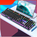 87/104 key gaming mechanical keyboard USB wired anti ghosting. 
