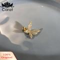 Carat Earring Butterflies Non-pierced Japan Korean Ear Cuff Style. 