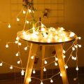 28 led Ball shape Fairy Lights, warm white snow ball Waterproof Decorative Fairy Light - Room Decoration Light.