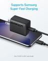 Anker 30W USB-C Charger, Anker 312 Charger with Compact and Foldable Design, High-Speed Fast Charging for iPhone 14/13/12 Series, Samsung S23, MacBook Air, iPad Pro, & More 5 ft USB C Cable Included.