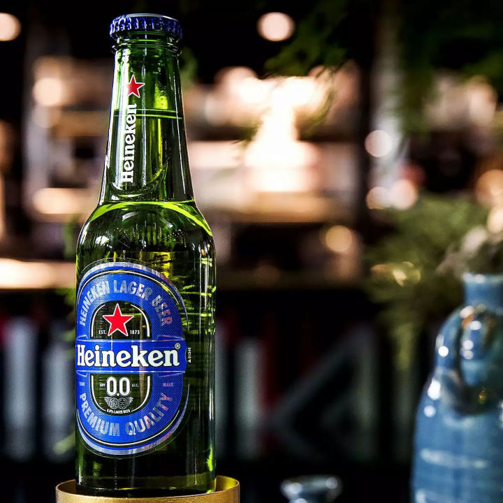 Heineken 0.0 Non-Alcoholic Lager – 330ml Bottle