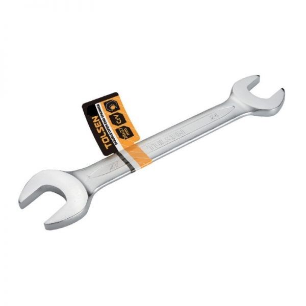 TOLSEN 10 X 11mm Double Open End Spanner Wrench Cr-V Chrome plated, stain finish Model: 15053