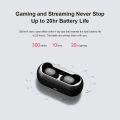 QCY T1C Bluetooth 5.0 Earphones Wireless 3D Stereo TWS Headphones with Dual Microphones Headset HD Call Earbuds Customizing APP. 