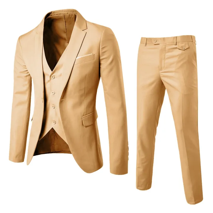 CHAMSGEND%20Groomsmen%20Male%20Three-piece%20Full%20Men's%20Suit%20Pant%20Sets%20Casual%20Wedding%20Party%20Nightclub%20Slim%20Fit%20Black%20Blazer%20For%20Men%20-%20Image%205