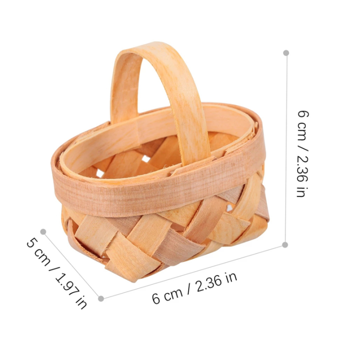 120Pcs%20Wood%20Chip%20Mini%20Baskets%20Manual%20Woven%20Baskets%20Ornaments%20Candy%20Storage%20Box%20-%20Image%202