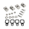 Fastener Bolt Nut Kit, Tie Down D Rings Bed Deck Rail T Slot Nuts Universal Hex Head Bolts for Pickup for SUV. 