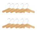 Wooden Baby Hangers,Kids Hangers,Notched Shoulder Design for Children Clothes,Decoration Hanger,10 Pack,Medium.