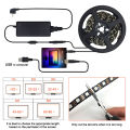 1-5M WS2812 RGB USB LED Strip Light Computer Monitor Desktop PC Screen Backlight Lighting Ambient Tape Ribbon String Full Set. 