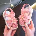 toddler girls sandals,toddler kids sandals stylish comfortable toddler baby girls bow open toe sandals soft sole princess shoes sandals pink 6-9 months white.