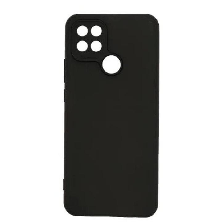 Premium Soft Back Cover for Oppo a15/a15s-Black