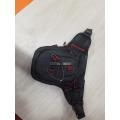 Side waist bag for rider.