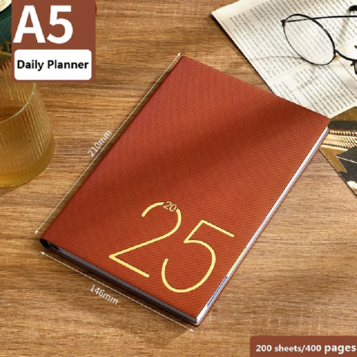 One%20Page%20Per%20Day%20Planner%20High%20Quality%20PU%20Cover%20365%20Days%20Notebook%202025%20Edition%20A5%20Size%20Agenda%20for%20Work%20Office%20Professional%20-%20Image%207