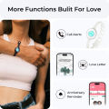 totwoo Long Distance Touch Bracelets for Couples-Candy Series, Vibration & Light up for Love Couples Bracelets Relationship Gift.