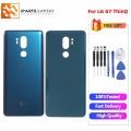 IPARTSEXPERT Original Glass Cover For LG G7 ThinQ G710EM G7 Housing Door Back Glass Housing Cover Repair Parts With Adhesive.