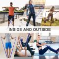 208cm Thick Stretch Resistance Band Sports Expander Elastic Pull Up Powerlifting Bands for Resistance Training and Workout.