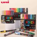 NEW Uni Posca Marker Pen Set, Acrylic PC-1M 3M 5M 8K 17K 7/8/15/16 Colors Rotulador Permanente POP Poster Advertisement Plumones. 