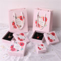 Handcrafted Flower jewelry box Delicate flower design Decorative Velvet-lined Jewelry packaging box Portable jewelry storage Multi-tier jewelry organizer Ring earring pendant necklace bracelet storage.