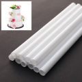 10Pcs Cake Dowels White Plastic Cake Support Rods Round Dowels Straws Reusable BAWEI.