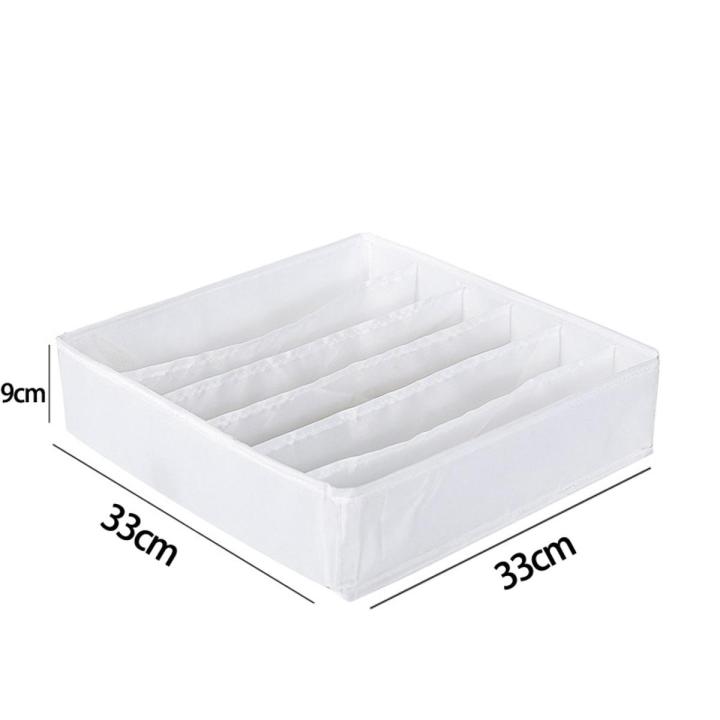 Underwear Organizer Foldable Home Cabinet Divider Storage Box Closet Organizer Drawer Socks Shorts Bra Storage Boxs