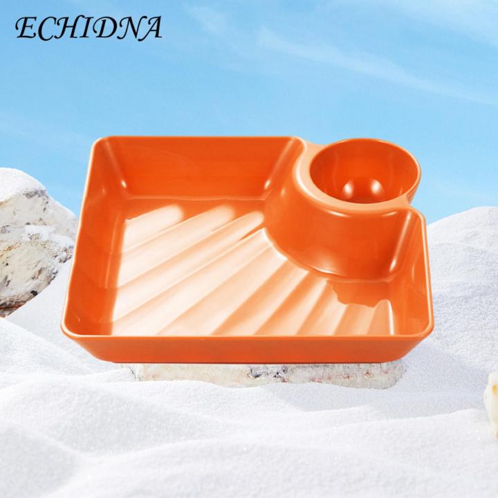 Dumpling%20Plate%20Dumpling%20Plate%20with%20Sauce%20Dish%20Design%20Versatile%20Easy%20to%20Clean%20Snacks%20Desserts%20Sushi%20Tray%20Kitchen%20Tableware%20Dumpling%20Party%20Accessory%20-%20Image%204
