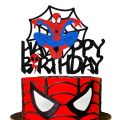 Disney Spiderman Birthday Party Cake Decorations Kids 1 2 3 4 5 6 8th Birthday Cake Toppers for Kids Boys Party Cake Decoration. 