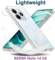 Xiaomi Redmi Note 14 5g Premium Silicone Case Crystal Clear Soft TPU Ultra-Thin Transparent Flexible Protective Mobile Phone Back Cover.