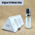 AL Rehab Silver Attar for Men Long Lasting Roll On Perfume Oil Ator - 6ml. 