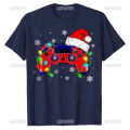 Video Game Controller Christmas Santa Hat Gamer Boys O-neck T-Shirt Gifts Gaming Lover Xmas Costume Family Matching Videos Games.