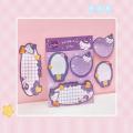Rabbit bear design sticky notes Functional Sticky Strawberry-themed sticky notes 3x3 N Times Kawaii bookmark for Office supplies School supplies Daily reminder Gift for kids Journal planner. 