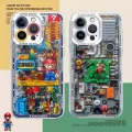 Super Mario Bros Game Case For Samsung Galaxy S24 Ultra S22 Note 20 A55 A35 A34 A54 A13 A32 Cover Silicone Funda Transparent. 
