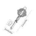 5 Colors Catholicism Christian Jewelry Key Charms Saint Benedict Key Pendants For DIY Pendants Necklace.