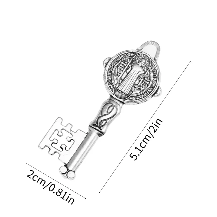 5%20Colors%20Catholicism%20Christian%20Jewelry%20Key%20Charms%20Saint%20Benedict%20Key%20Pendants%20For%20DIY%20Pendants%20Necklace%20-%20Image%207