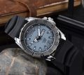 New Men's Steel Belt Belt Fashion Large Watch with Calendar Week High-End Quartz Watch.