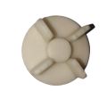 Blender Motor Coupler 5CM 4 Teeth Round No Screw or With Screw White 1 pcs.