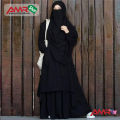 Irani Queen Style Abaya Burka, Full Black Color. 