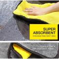 Microfiber Car or Bike Cleaning Towel 30X30 cm Car Wash Double Layer Microfiber Towel Super Absorbent.