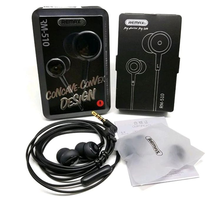 REMAX RM-510 High Performance Earphone Metal Box | Daraz.com.bd