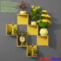 L Shape Wall Shelf Shelf Adhesive Punch Free wall Decorative Shelf ( 6 Pcs Stand ) Waterproof & Premium Quality. 