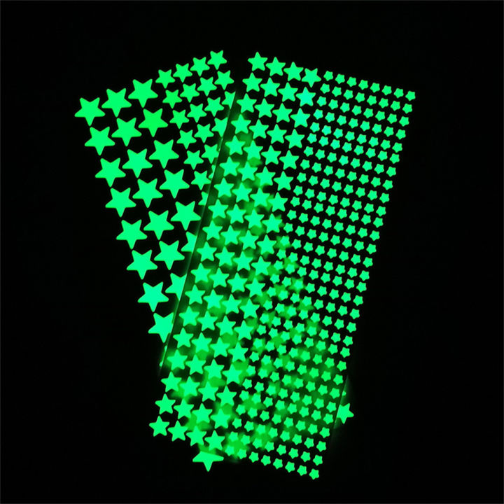 Glowing Dots Stars Glow In The Dark Decals Children Gifts Wall Stickers ...