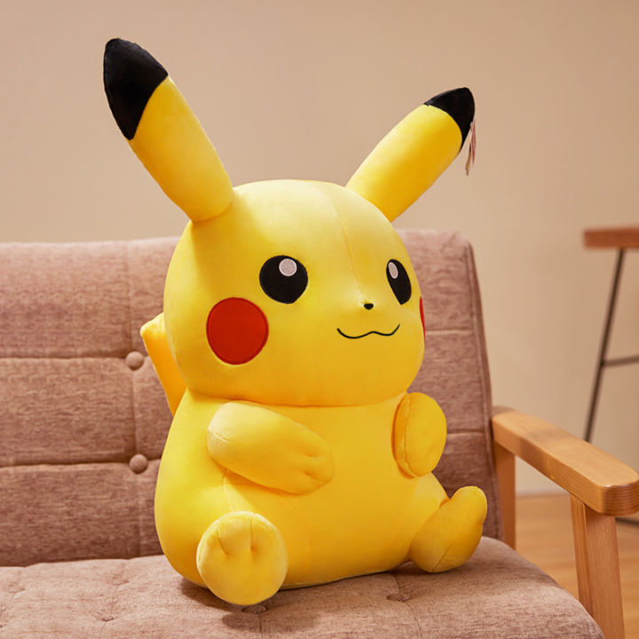 Cute%20Pikachu%20Plushies%20Doll%20Anime%20Pokemon%20Kawaii%20Large%20Stuffed%20Plush%20Toys%20Soft%20High%20Quality%20Fill%20Christmas%20Gifts%20For%20Children%20-%20Image%203
