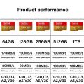 Sandisk Original Memory Card Extreme Micro SD Card A2 A1 V30 U3 Flash Cards 64GB 32GB TF Card 128GB Memory Microsd For DJI. 