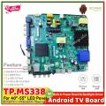 TP.MS338.PB822 1GB Ram 8GB Rom Android smart TV three in one network motherboard Quad Core Processor built in Power Board LED Inverter ZSY-TP. ATM20. PB819 Replace 32-42 smart Tv HD and Full HD Firmware.