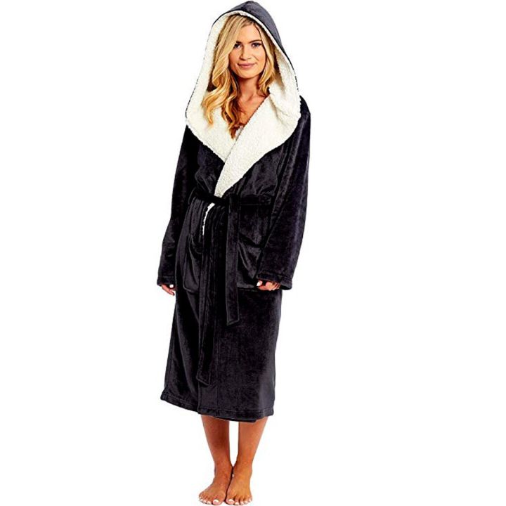 Robes%20For%20Women%20Winter%20Plush%20Lengthened%20Shawl%20Bathrobe%20Home%20Clothes%20Long%20Sleeved%20Robe%20Coat%20Szlafrok%20Damski%20Robes%20Women%20Sleepwear%20-%20Image%204
