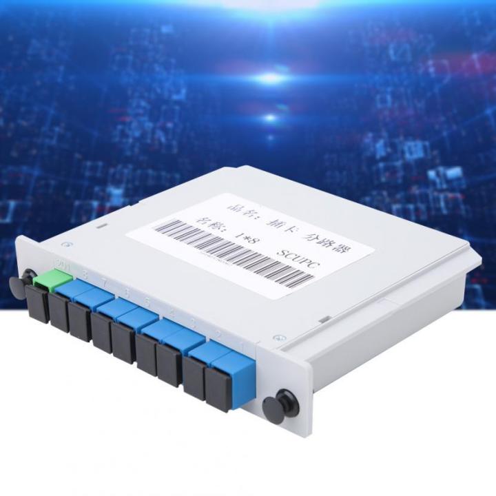 Fiber Optic Splitter High Quality 1x8 PLC for Optical Communication System Electrical Supplies